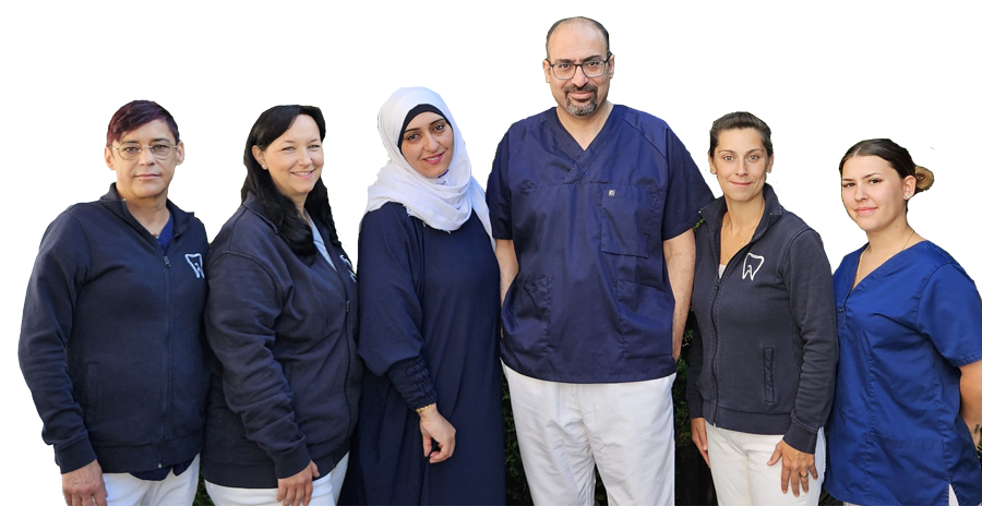 Praxisteam der Zahnarztpraxis Zahran Al-Share in Trier